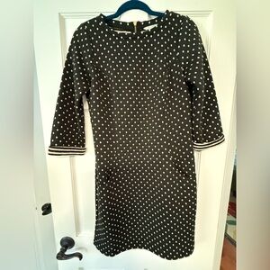 Boden Quilted Polka Dot Dress